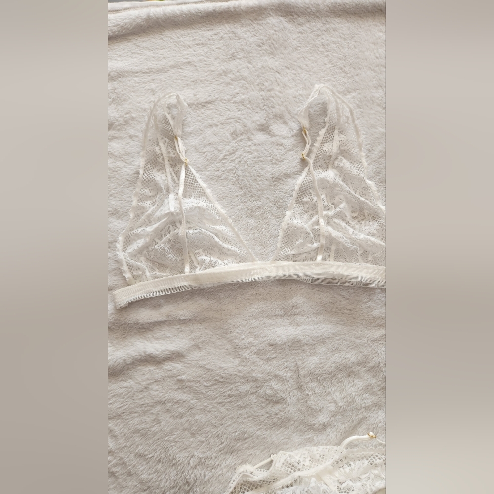 Free People Reya Lace Bralette Ivory - Picture 5 of 8